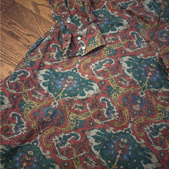 Ann Mashburn Women's Western Volume Popover Dress in Rust Size
S - Picture 4 of 7